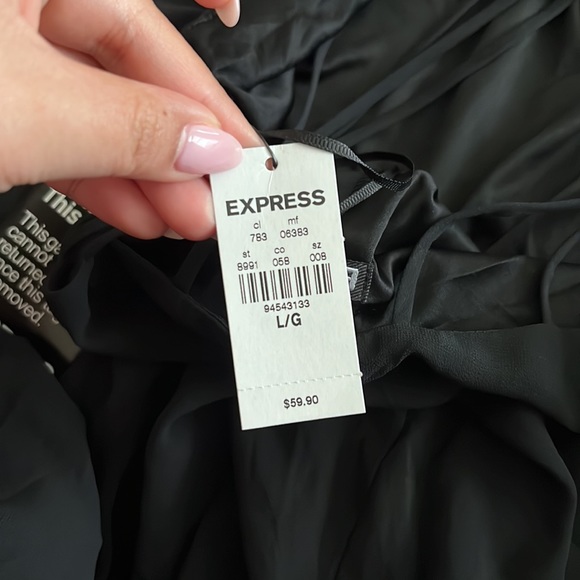 Express Slappy Black Dress ✨✨ Brand New - Picture 5 of 5